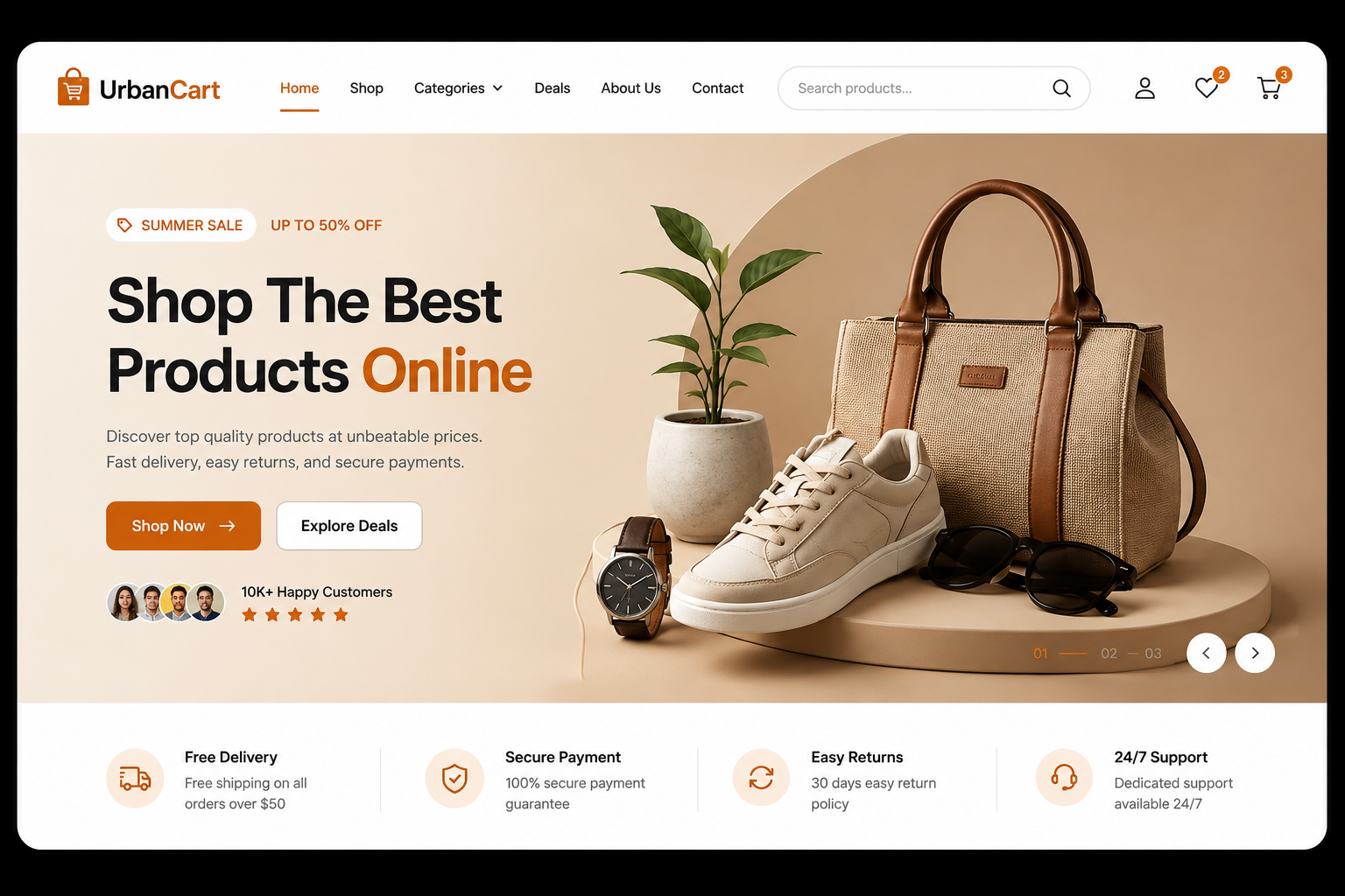 E-commerce Demo Website Screenshot